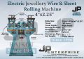 JP 4"X2.25" Electric Jewellery Wire & Strip Rolling Mchine