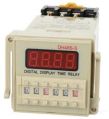 Single Phase DH48S-2Z 220V Digital Display Double Time Relay with Socket Base