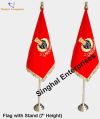 Singhal Singhal brass flag pole stand