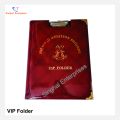 Singhal Synthetic Leather Black Blue Brown Red Plain vip folder
