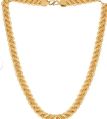 Metal Golden Polished handmade gold plated mens chain