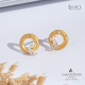 Gold and Diamond Earring