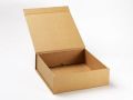 Cardboard Brown Plain Rectangle corrugated gift packaging box