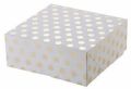 Rectangular White uv foil printed packaging box