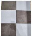 Grey and White square design rubber tile