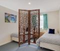 2 Panel Carved Wooden Partition