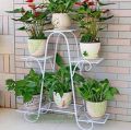 Metal Green Gardenia wrought iron 6 pot holder