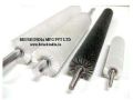 Stainless Steel Grey cylindrical brush roller