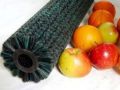 Stainless Steel Round Grey Polished fruit cleaning brush roller