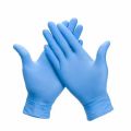 Blue Plain nitrile surgical gloves