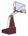Iron movable basketball pole