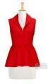 Red Tunic Blouse