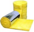 Yellow glass wool insulation sheet rolls