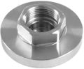 Round Silver aluminum hub