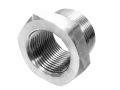 Round Silver stainless steel hex reducing bush