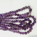 Natural amethyst round hand carved pumpkin semi precious stone beads 5mm upto 12mm