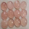 Polished Mixed Shape Light-pink Solid Aart-in-stones rose quartz gemstone calibrated cabochons
