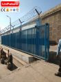 Iron As Per Requirement Polished Livfuture Automation double side sliding gate