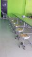 SHSC Polished 25-40 Kg stainless steel 8 seater canteen table