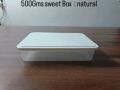 500 Gm White Plastic Sweet Box