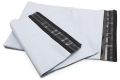 LDPE Plain Greyish White outside & Black inside glossy courier bags