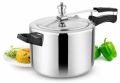 Aluminium Round Silver induction base pressure cooker