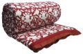 AMARNATH RED 3458 King Size Jaipuri Razai Hand Block Printed on Cotton Voile