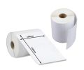 White thermal paper barcode sticker