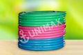Multicolor 3 layered pvc garden braided hose pipe
