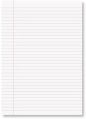 WHITE AND BLUE writing paper