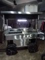 Stainless Steel Commercial Barbeque Food Cart