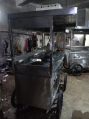 Stainless Steel Commercial Burner Range Food Cart