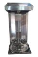 Stainless Steel Table Top Shawarma Machine with 2 Indian Burner