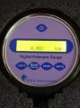 Silver Round digital pressure gauge