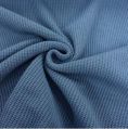 All Color available Plain poly cotton waffle knit fabric
