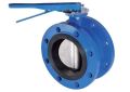Double Flanged Butterfly Valve Lever Operated