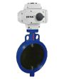 Electric Actuator Operated Damper Wafer Type Butterfly Valve