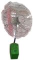Yash India HDPE White Green wall mounted fan safety net cover