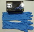 Blue Plain elbow length nitrile gloves