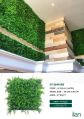 Square shrubs artificial green wall