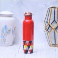 Triangle Design Copper Water Bottle