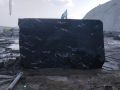Polished Solid black marquina granite stone