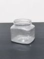 Plastic Transparent 250ml rectangle pet jar