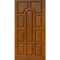 Brown Polished Wooden Panel Door