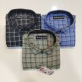 Cotton Collar Neck Full Sleeves Checked Comfort Fit mens trendy shirts