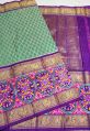 Silk As per requirement Unstitched Printed twill kanchi saree