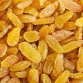 Long dried golden raisin