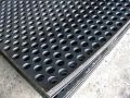 Rectangular mild steel black perforated plates