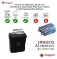 Swaggers swagger 10 sheet heavy duty paper shredder