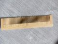 Brown bamboo hair comb